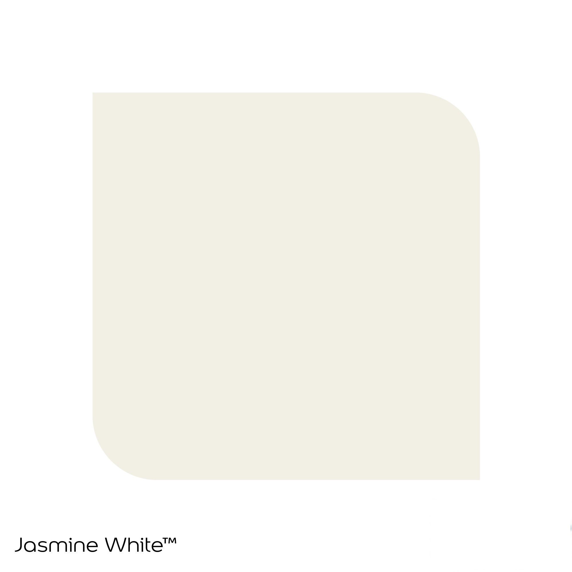 Dulux Standard Jasmine white Matt Emulsion paint, 30ml Tester pot