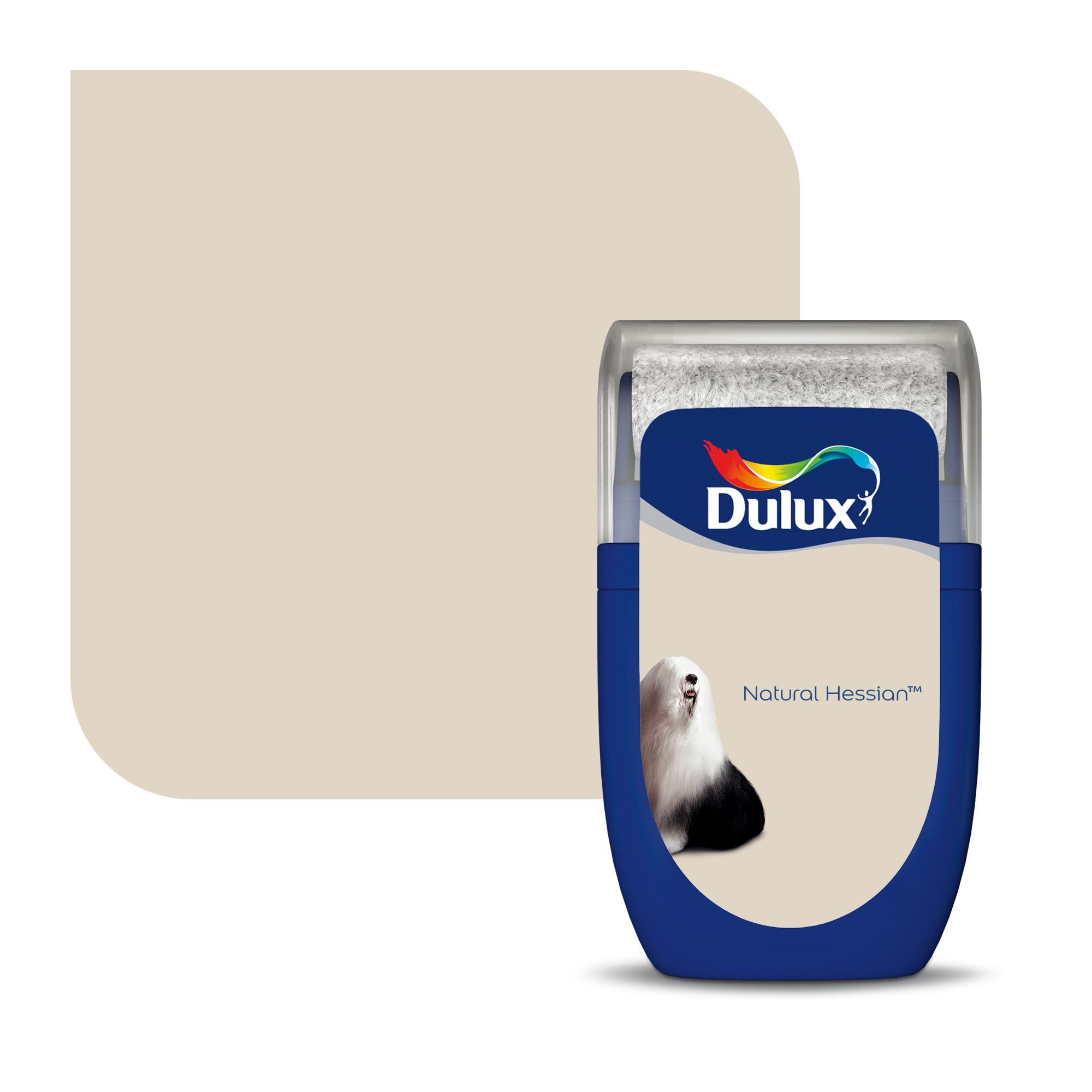 Dulux Standard Natural hessian Matt Emulsion paint, 30ml Tester pot