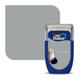 Dulux Standard Warm pewter Matt Emulsion paint, 30ml Tester pot