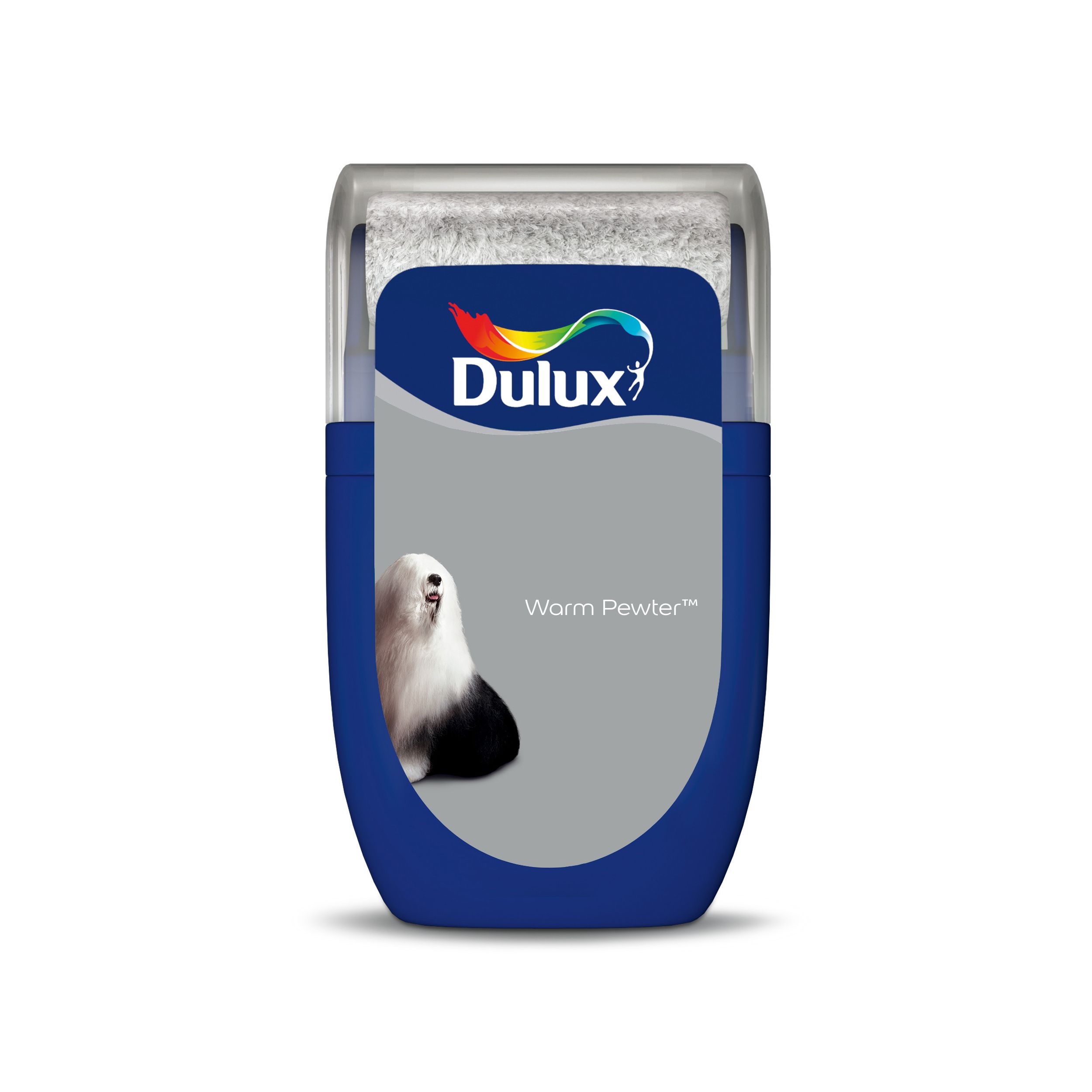 Dulux Standard Warm pewter Matt Emulsion paint, 30ml Tester pot