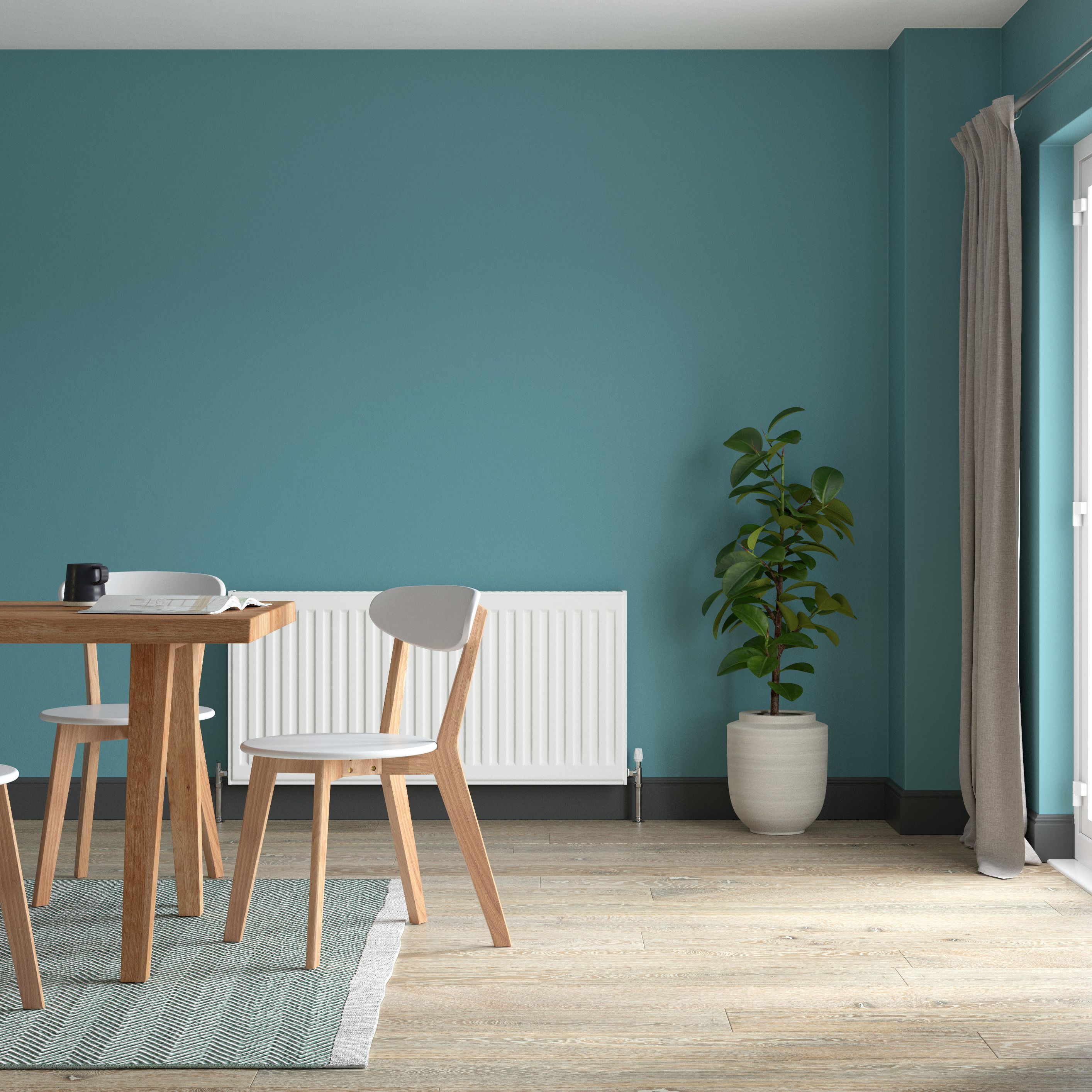 Dulux Teal Voyage Matt Wall & ceiling Emulsion paint, 30ml Tester pot