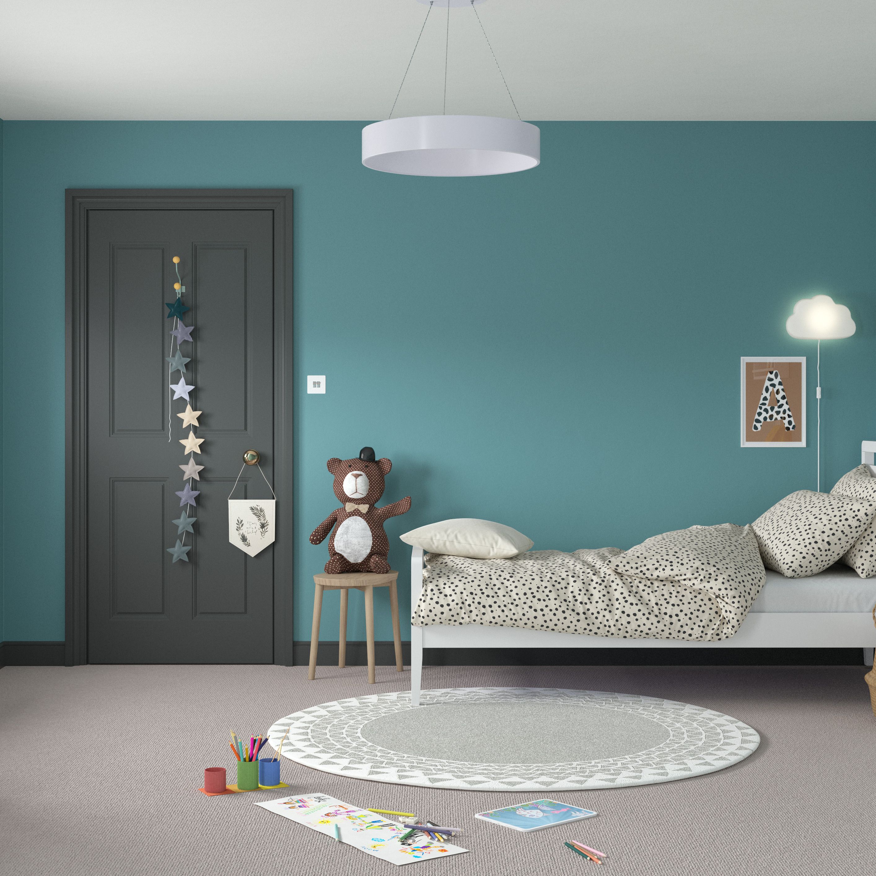 Dulux Teal Voyage Matt Wall & ceiling Emulsion paint, 30ml Tester pot