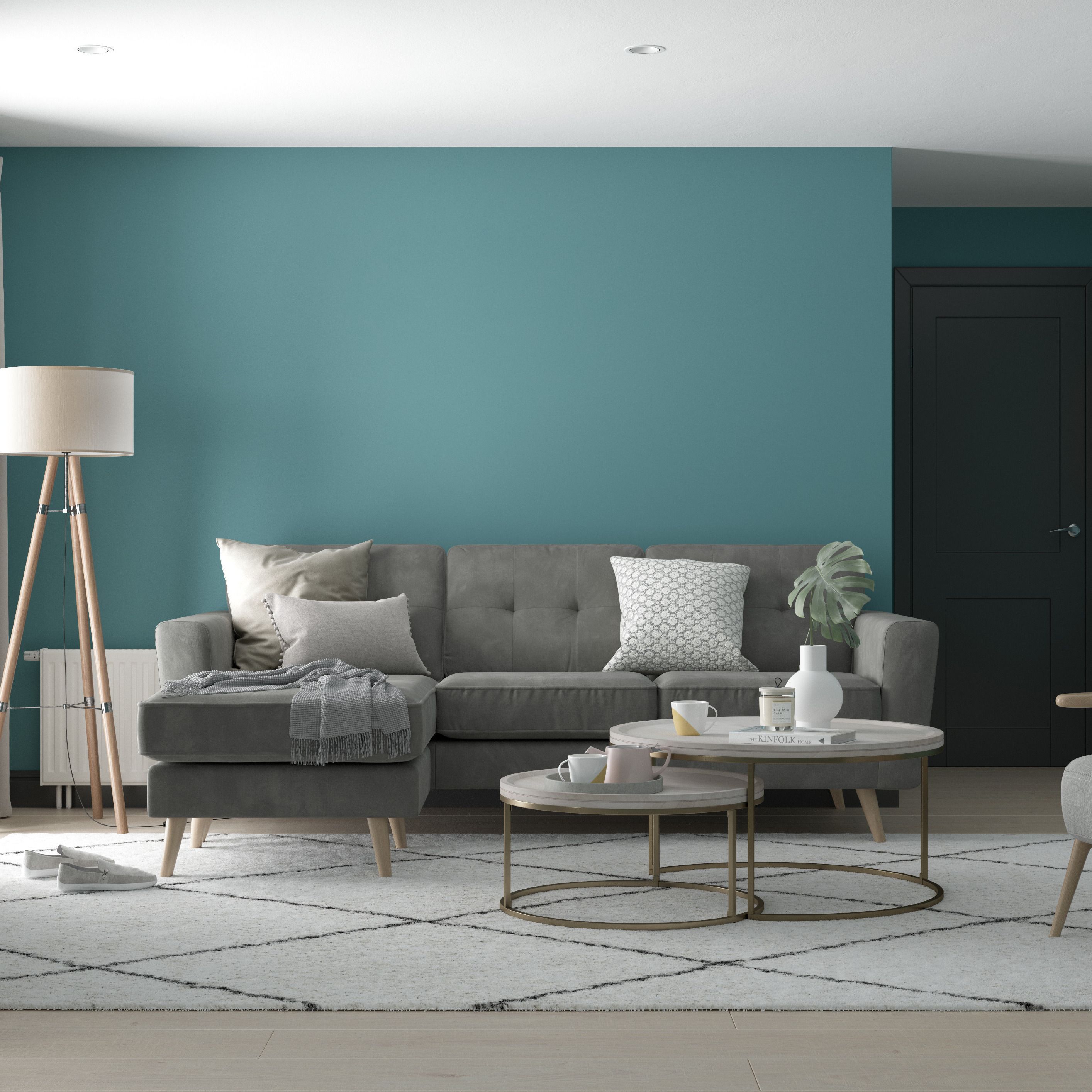 Dulux Teal Voyage Matt Wall & ceiling Emulsion paint, 30ml Tester pot