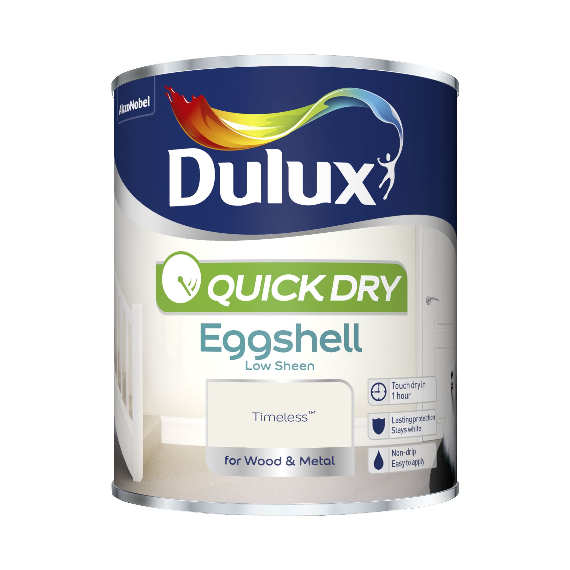Dulux Timeless Eggshell Metal & wood paint, 750ml