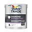 Dulux Trade Diamond Pure brilliant white Satinwood Metal & wood paint, 2.5L
