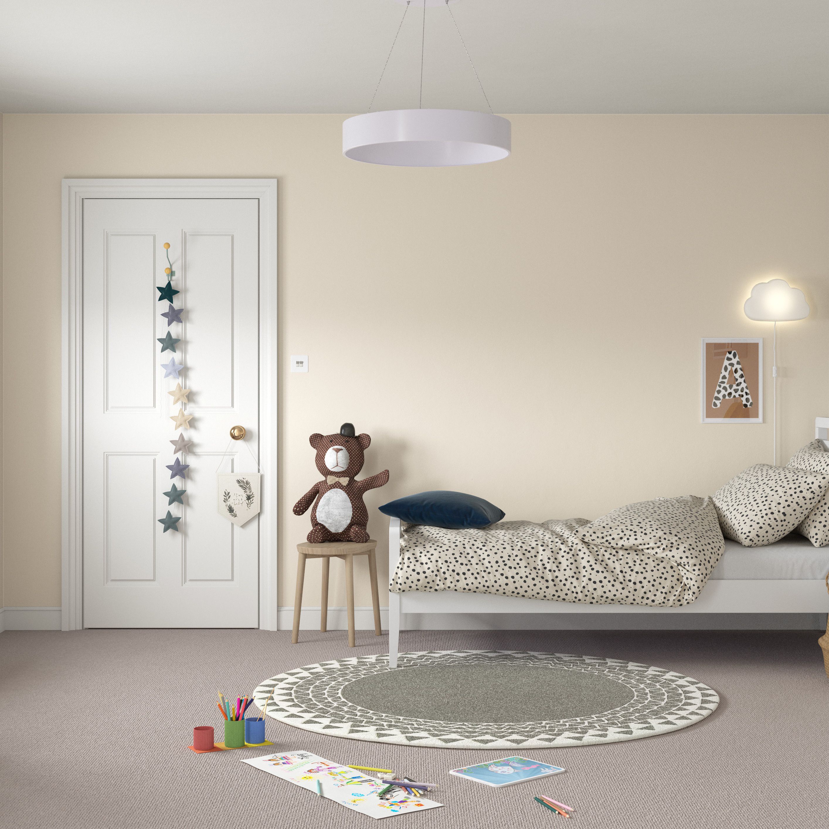 Dulux Trade Magnolia Matt Emulsion paint, 10L