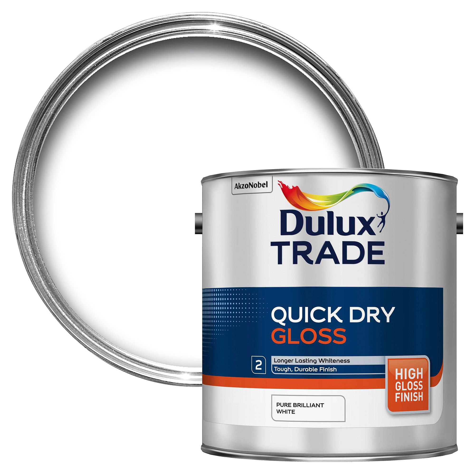 Dulux Black Satinwood Metal & wood paint, 750ml