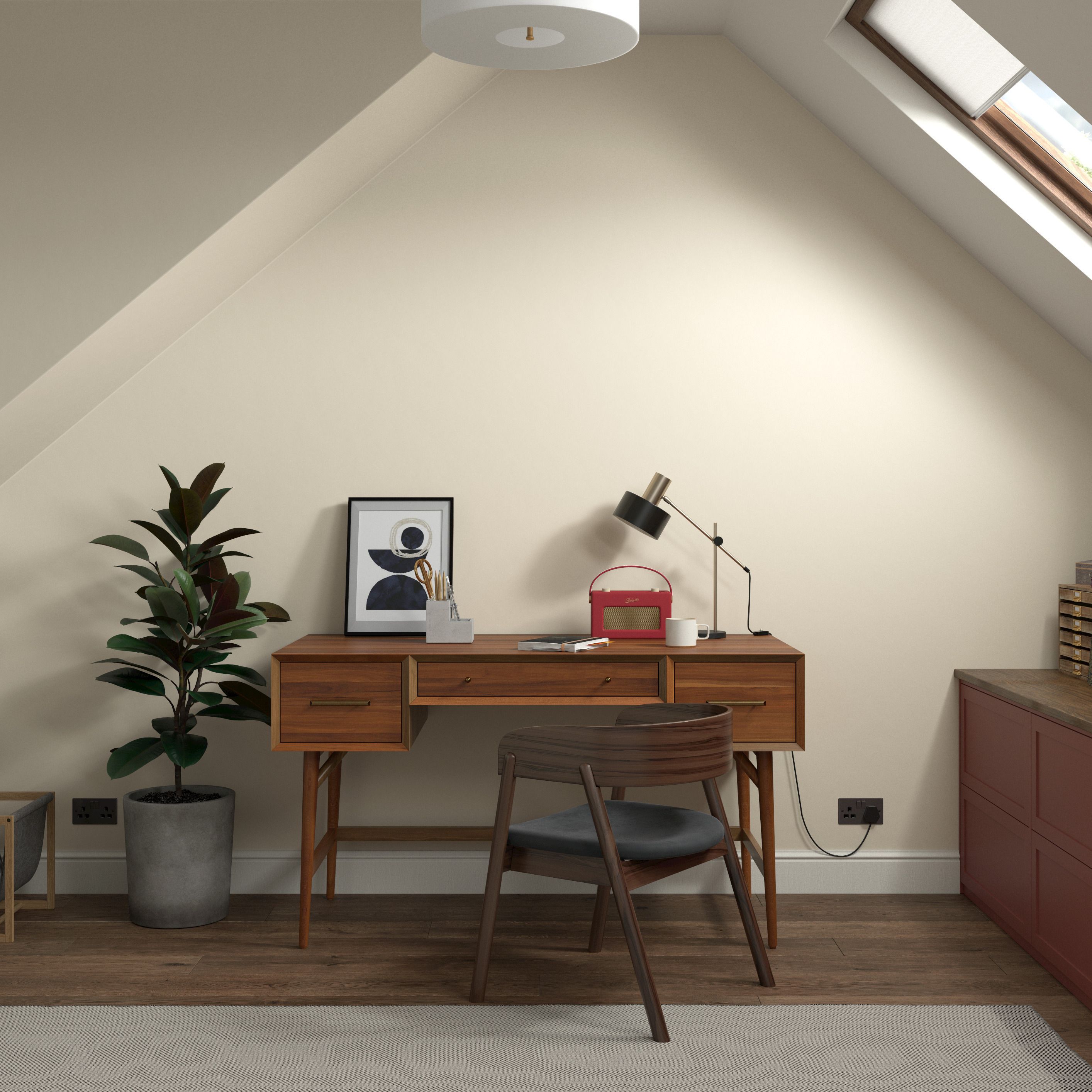 Dulux Vinyl Matt Voile White Eggshell Multi-surface Wall paint, 750ml