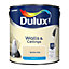 Dulux Walls & ceilings Buttermilk Matt Emulsion paint, 2.5L