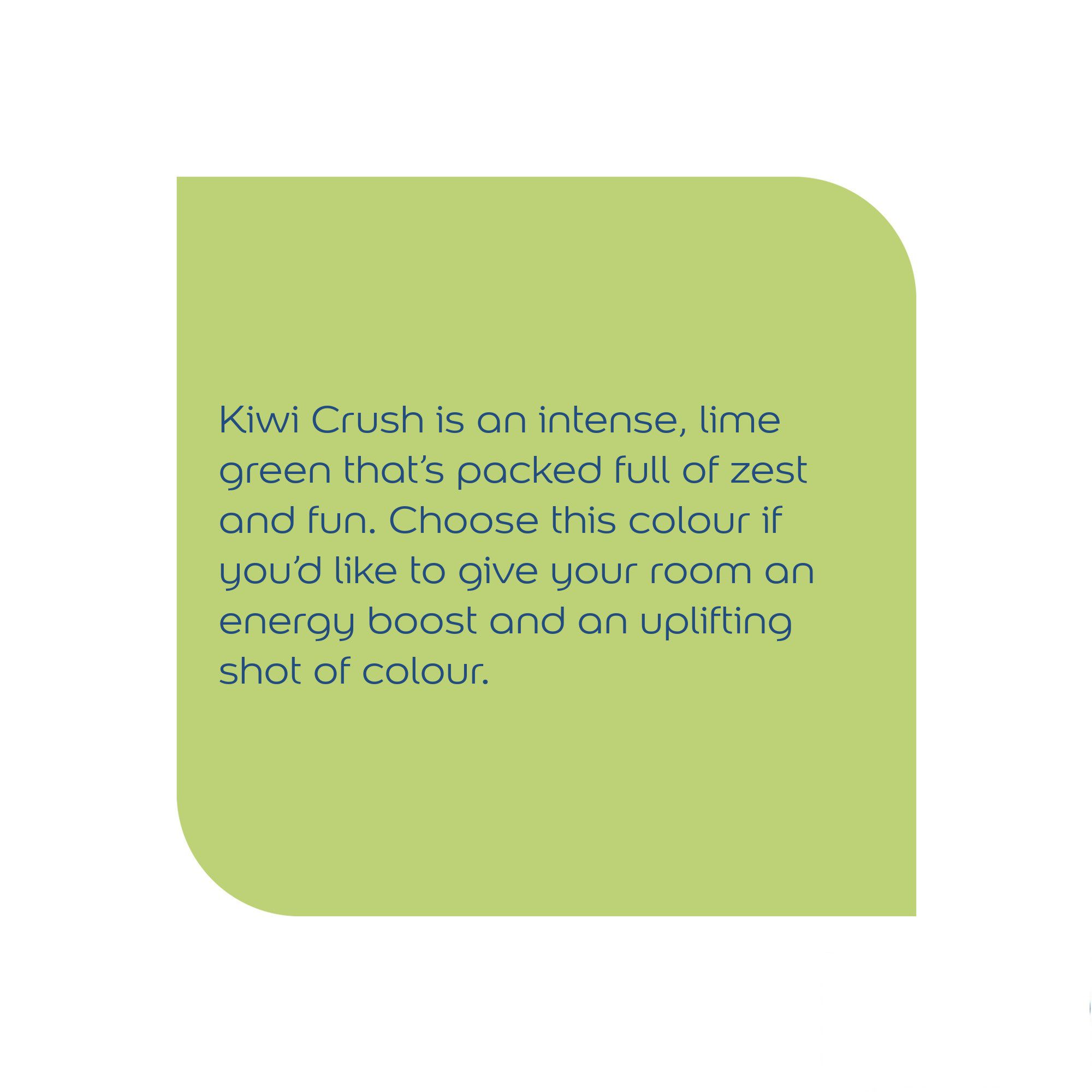 Dulux Walls & ceilings Kiwi crush Matt Emulsion paint, 2.5L