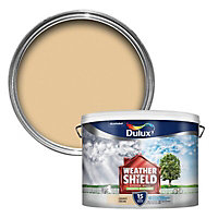Dulux Weathershield County cream Smooth Masonry paint, 10L