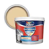 Dulux Weathershield County cream Textured Matt Masonry paint, 10L