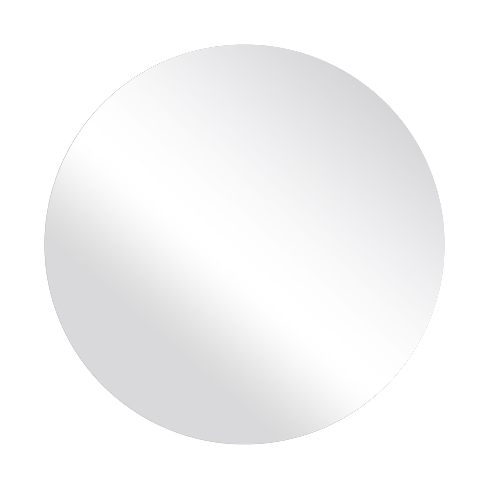 Dunnet Round Wall-mounted Bathroom Mirror (H)60cm (W)60cm