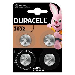 Duracell Non-rechargeable CR2032 Battery, Pack of 4