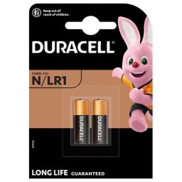 Duracell Non-rechargeable N (LR1) Battery, Pack of 2