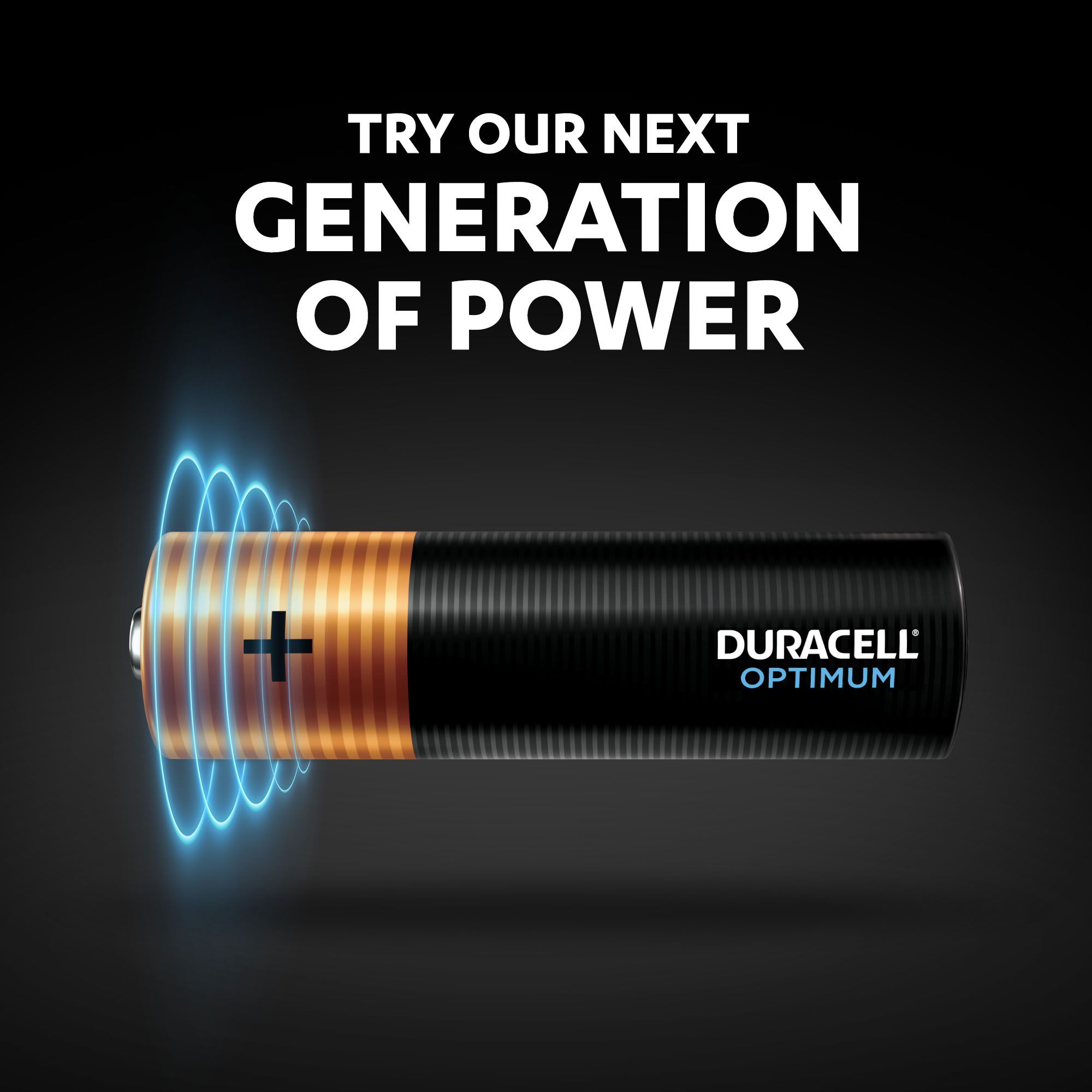 Duracell Optimum AA Battery, Pack of 4