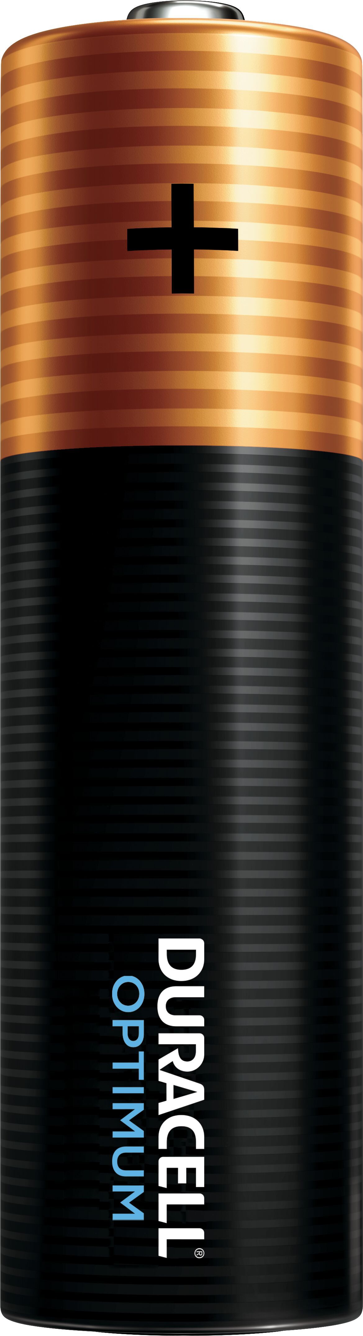 Duracell Optimum AA Battery, Pack of 8