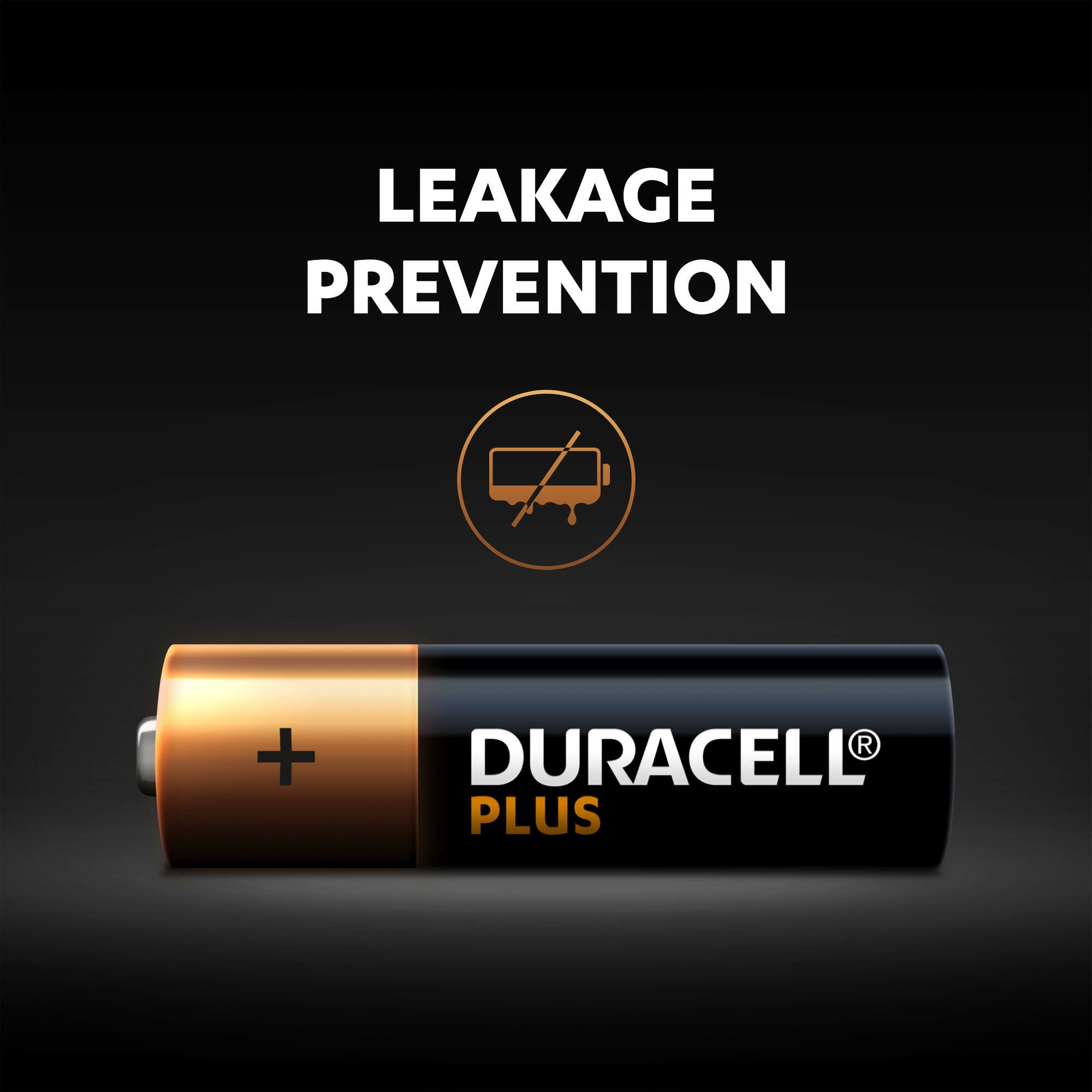 Duracell Plus AA Battery, Pack of 8