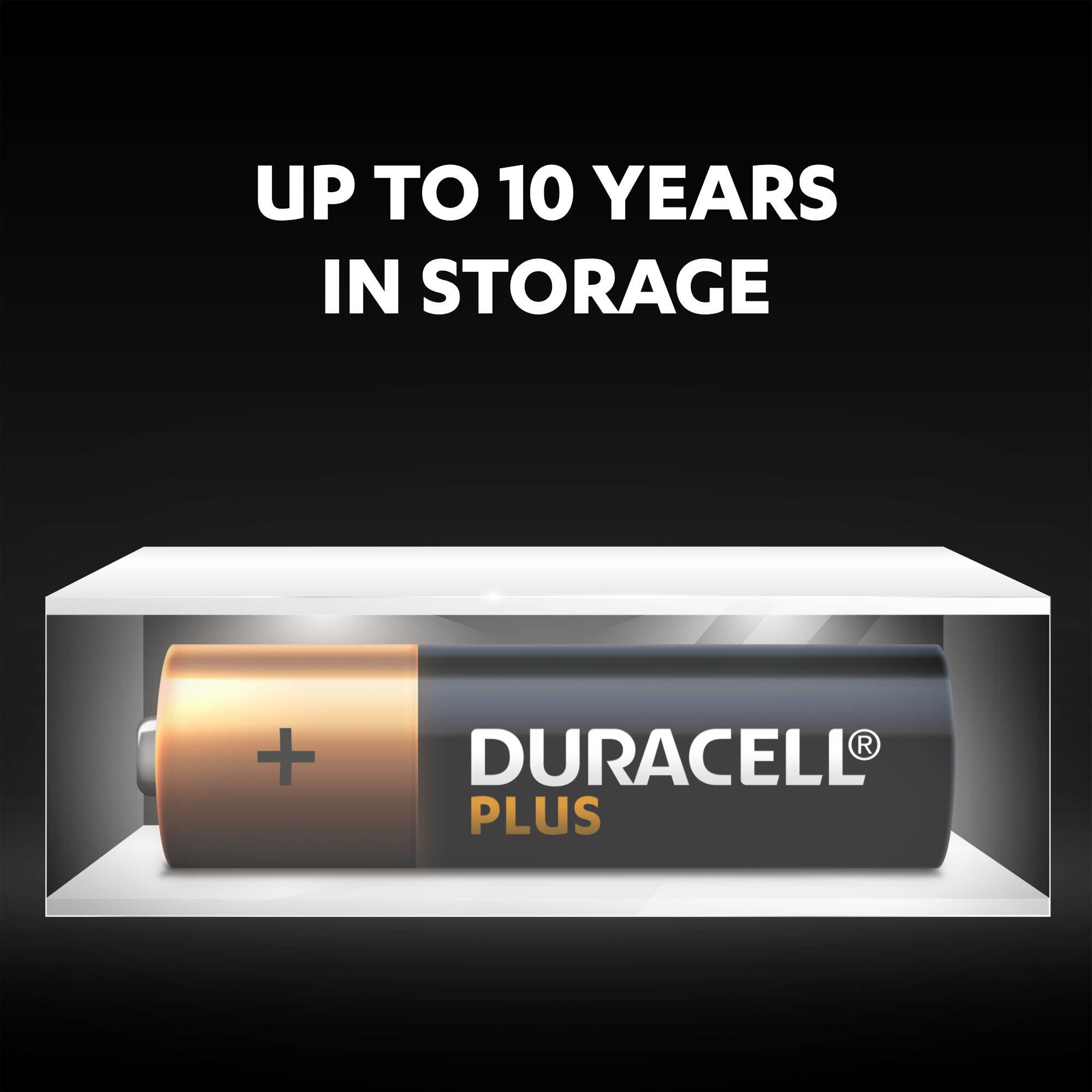 Duracell Plus AA Battery, Pack of 8