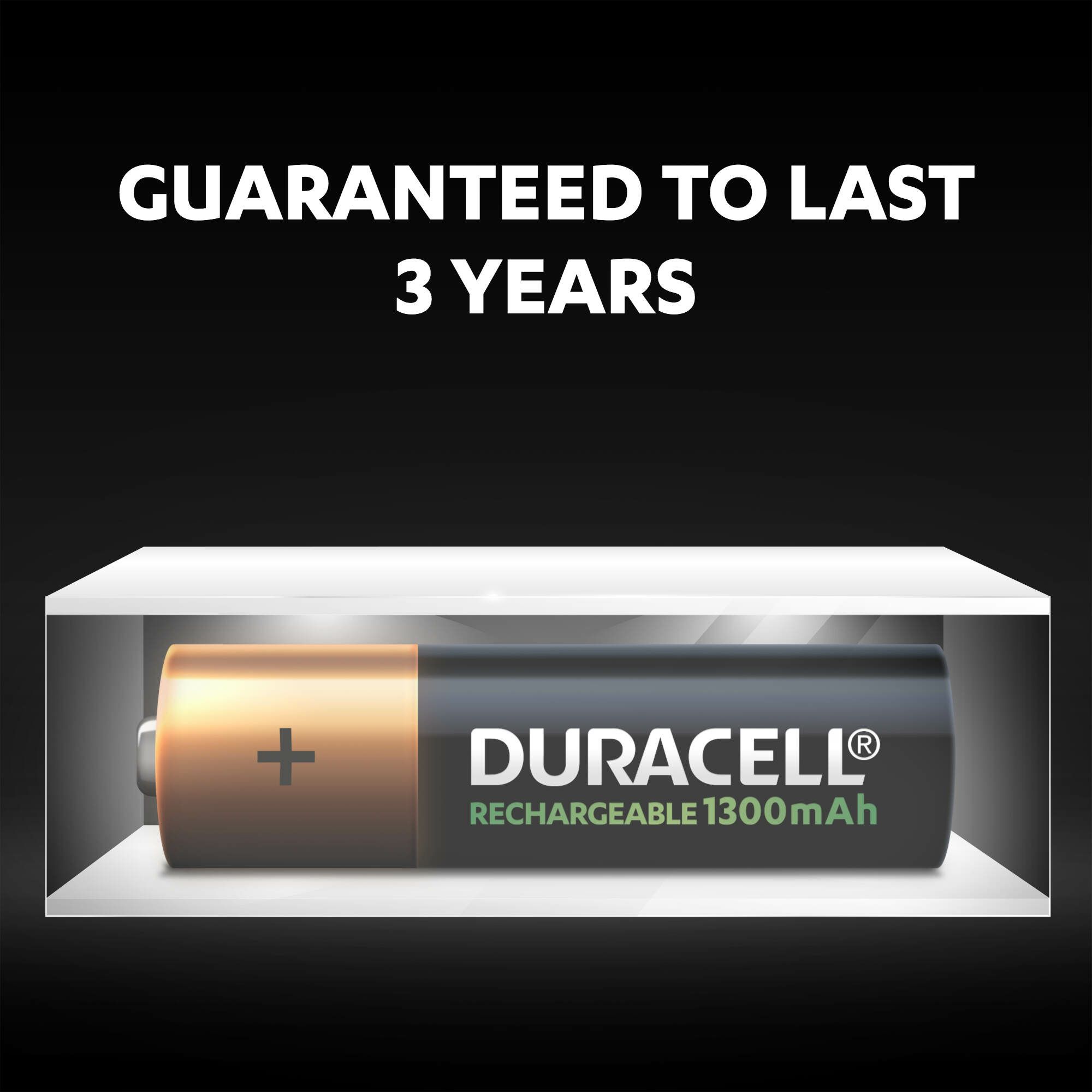 Duracell Rechargeable AA Batteries, Pack of 4
