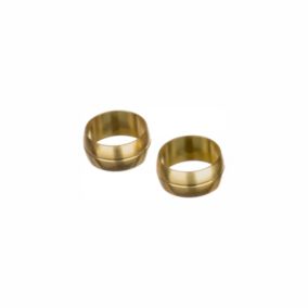Easi Plumb Brass Compression Olive (Dia)22mm, Pack of 2