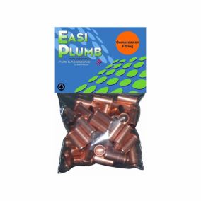 Easi Plumb ¾" Copper Compression Pipe insert, Pack of 25