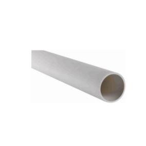 Easi Plumb White Solvent weld Overflow pipe, (L)3m (Dia)21mm