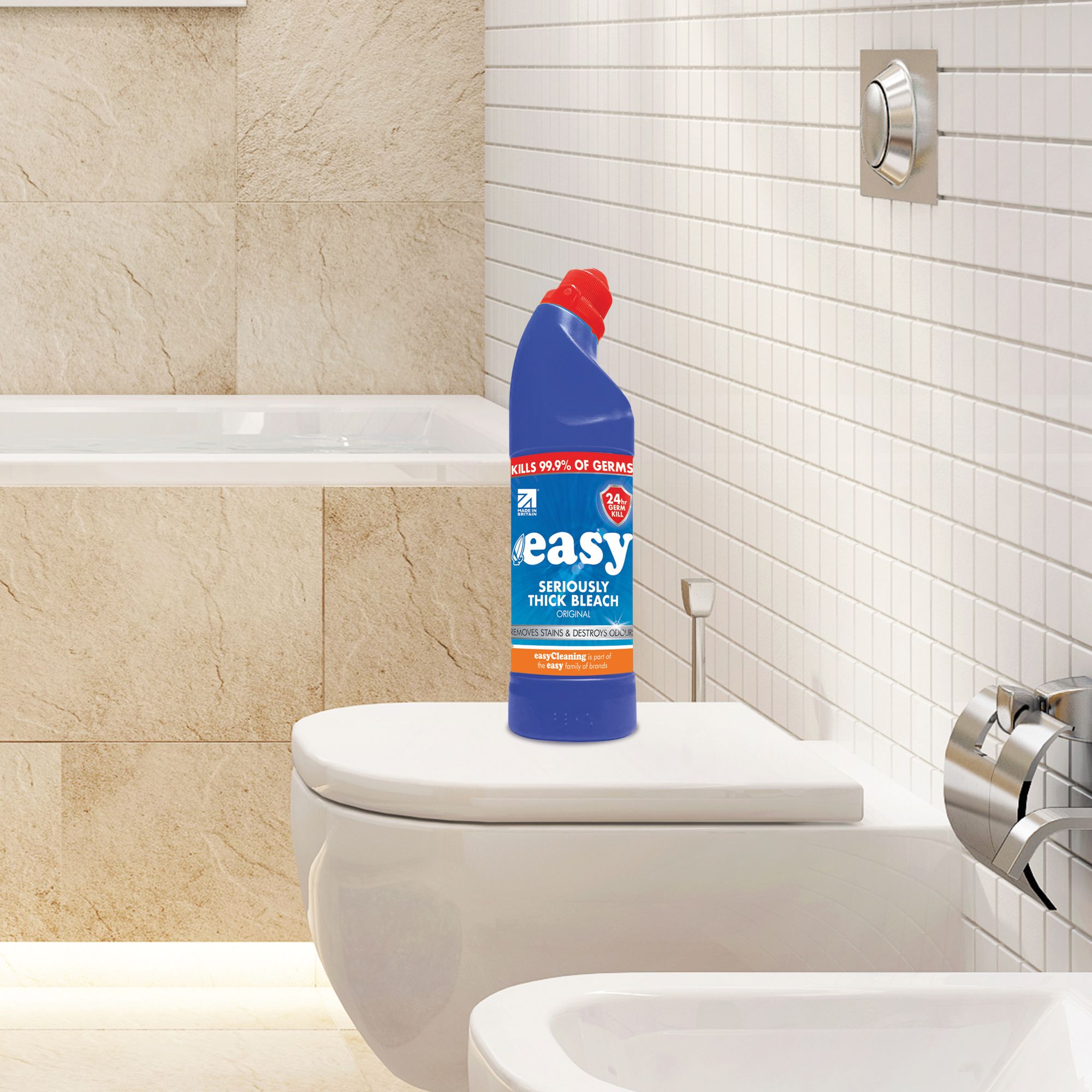 Easy Concentrated Original Seriously Thick Multi-surface Bleach, 750ml