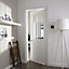 Easy fit Glazed Cottage White Adjustable Internal Door & frame set, (H)1988mm-1996mm (W)759mm-771mm