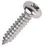 Easydrive Pan head A2 stainless steel Screw (Dia)8mm (L)25.4mm, Pack of 100