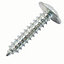 Easydrive PZ Flange Bright zinc-plated Screw (Dia)10mm (L)19mm, Pack of 100