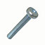 Easyfix M5 Carbon steel Pan head Machine screw (L)30mm, Pack of 25