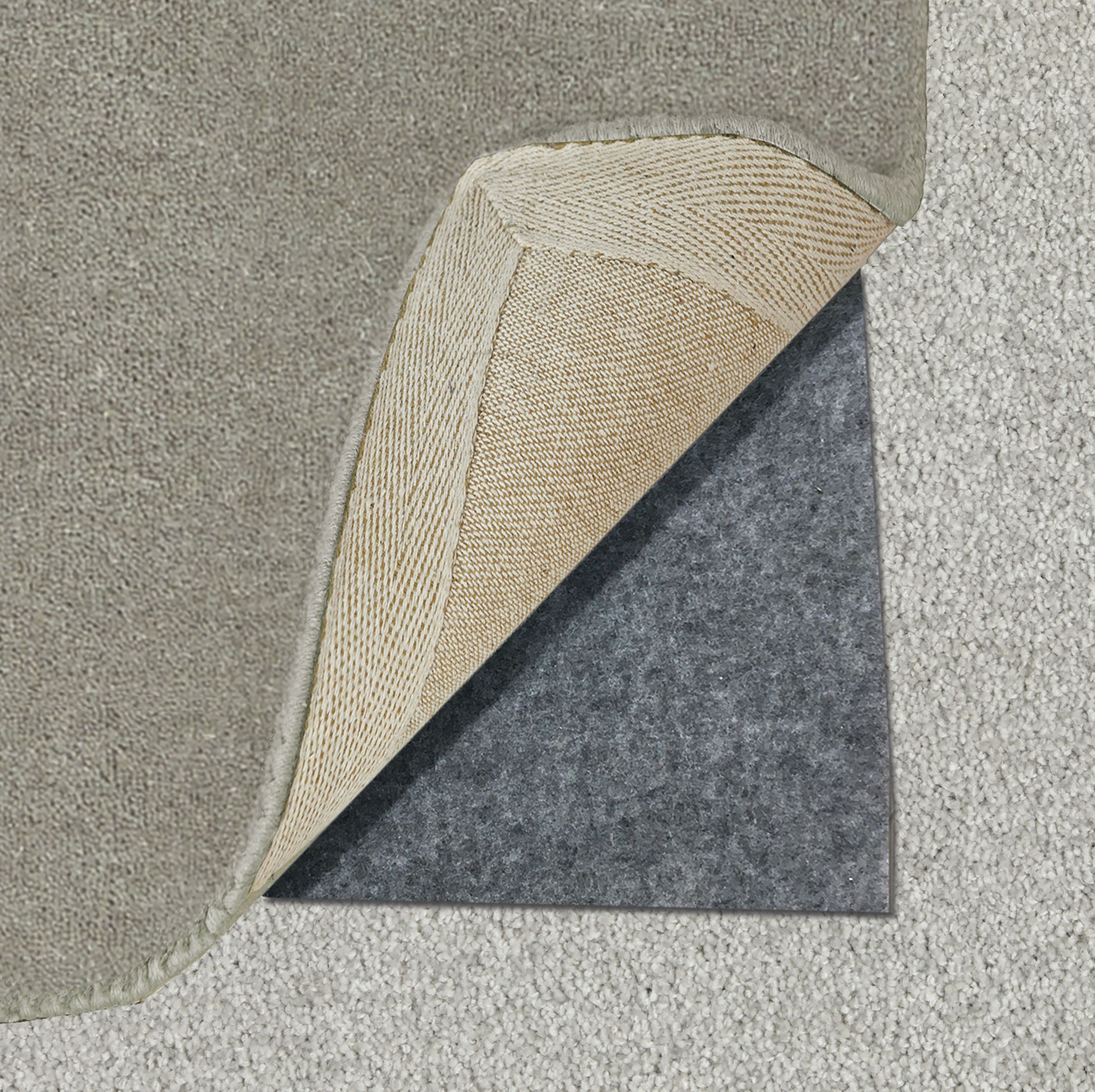 Eco Rug Grip Medium Grey Recycled fibres Rug underlay, (L) 150cm x (W) 90cm