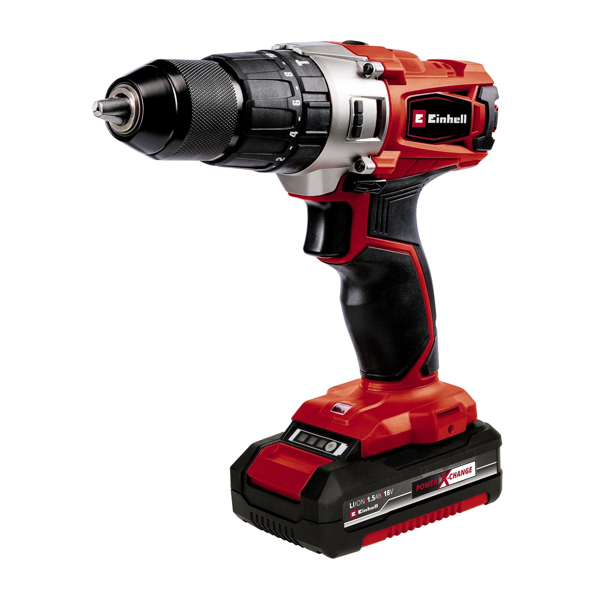 Einhell PXC 18V Li-ion Cordless Combi drill (1 x 1.5Ah) - TE-CD 18/44 Li-I (4513796)