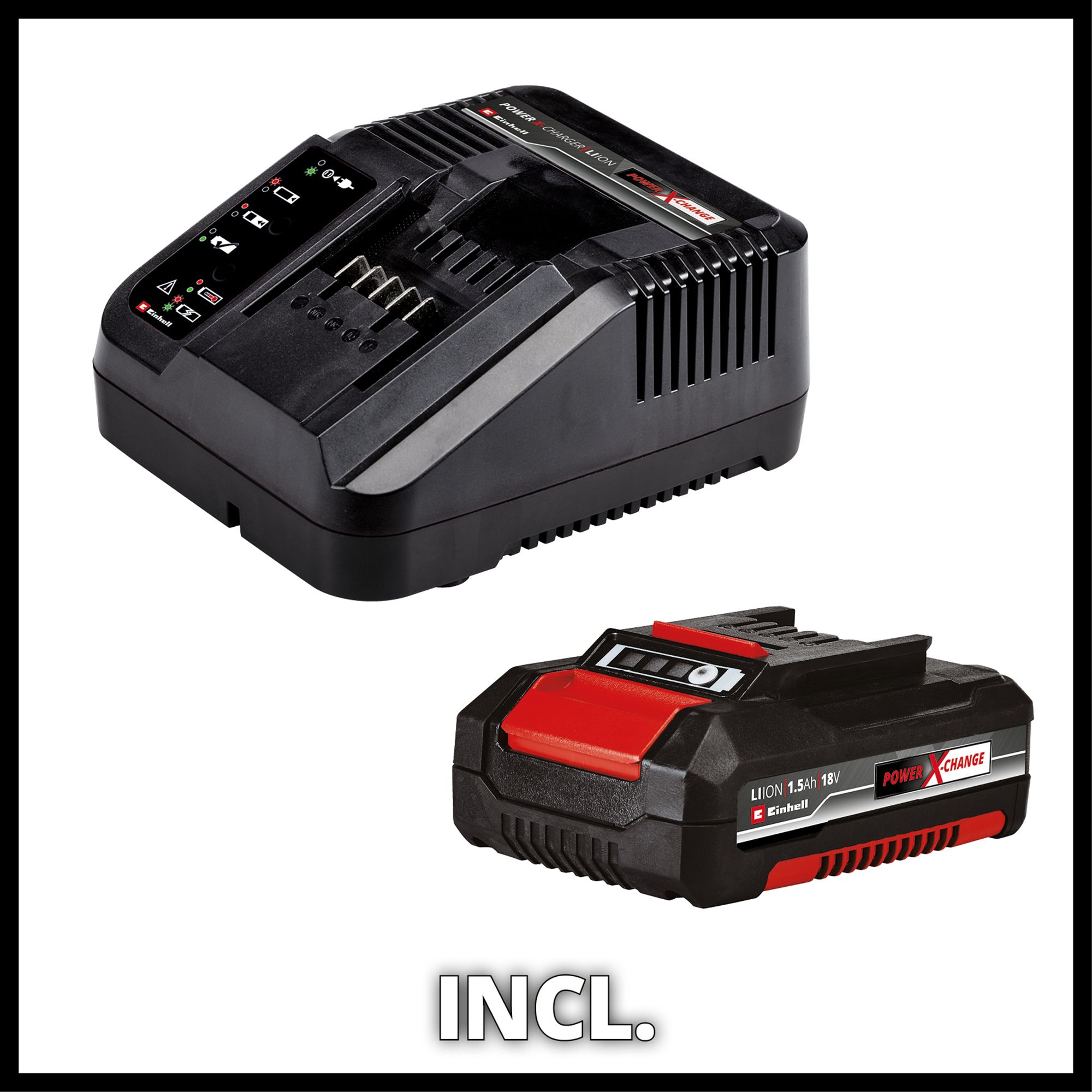 Einhell PXC 18V Li-ion Cordless Combi drill (1 x 1.5Ah) - TE-CD 18/44 Li-I (4513796)