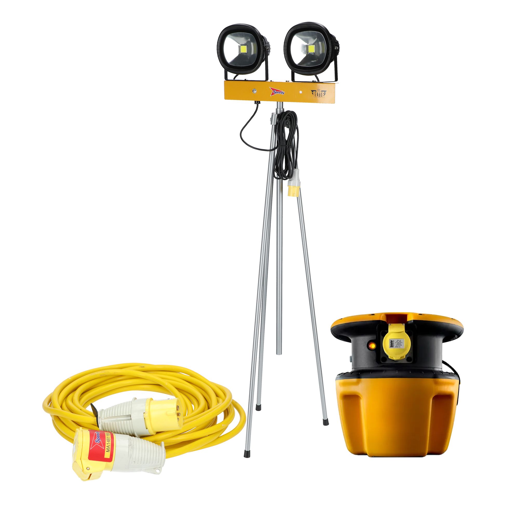 Electric LED Floodlight bundle - Week hire