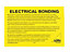 Electrical bonding Safety poster