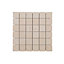 Elegance Beige Marble effect Ceramic Mosaic tile, (L)300mm (W)300mm