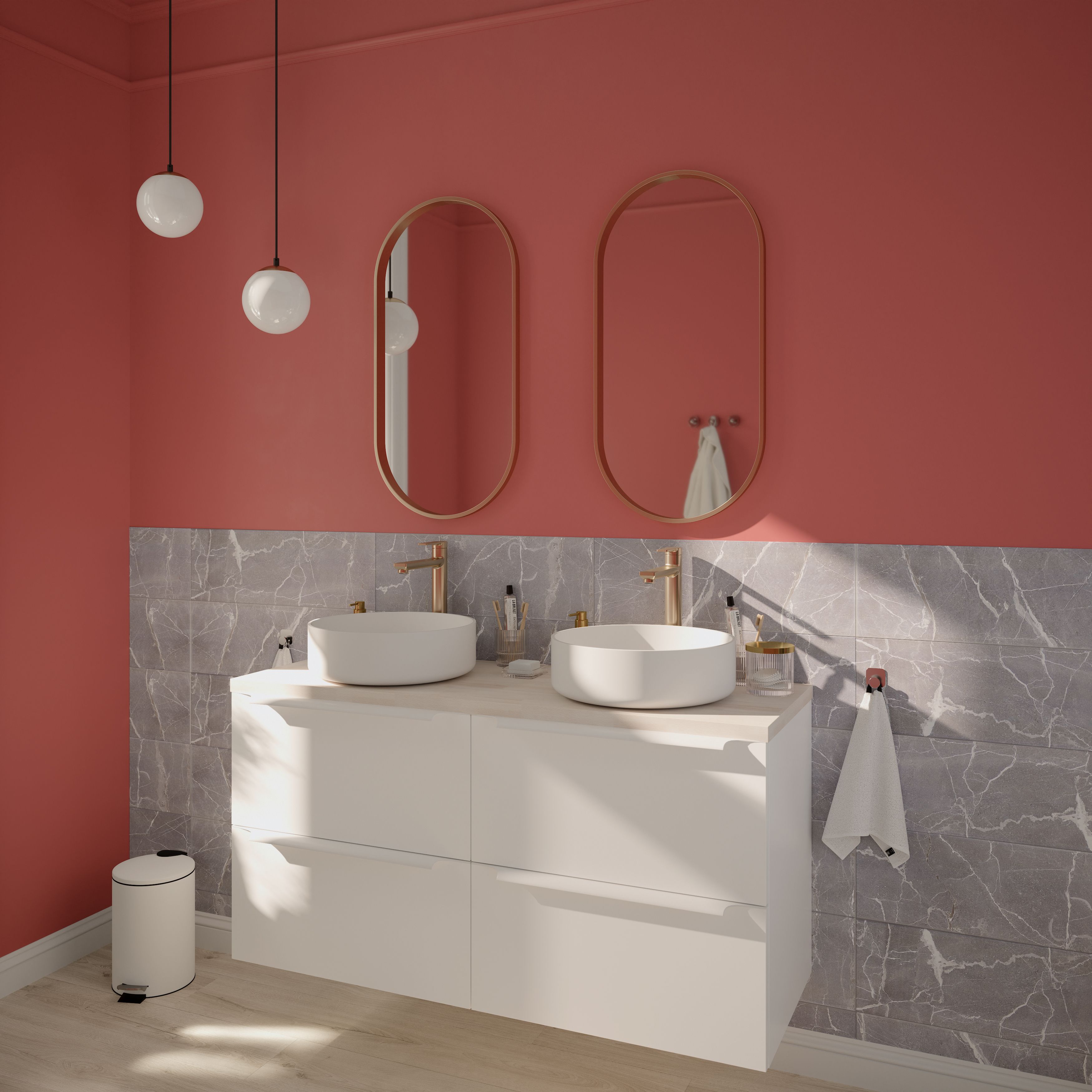 Elegance Silver Gloss Marble effect Ceramic Indoor Wall Tile Sample