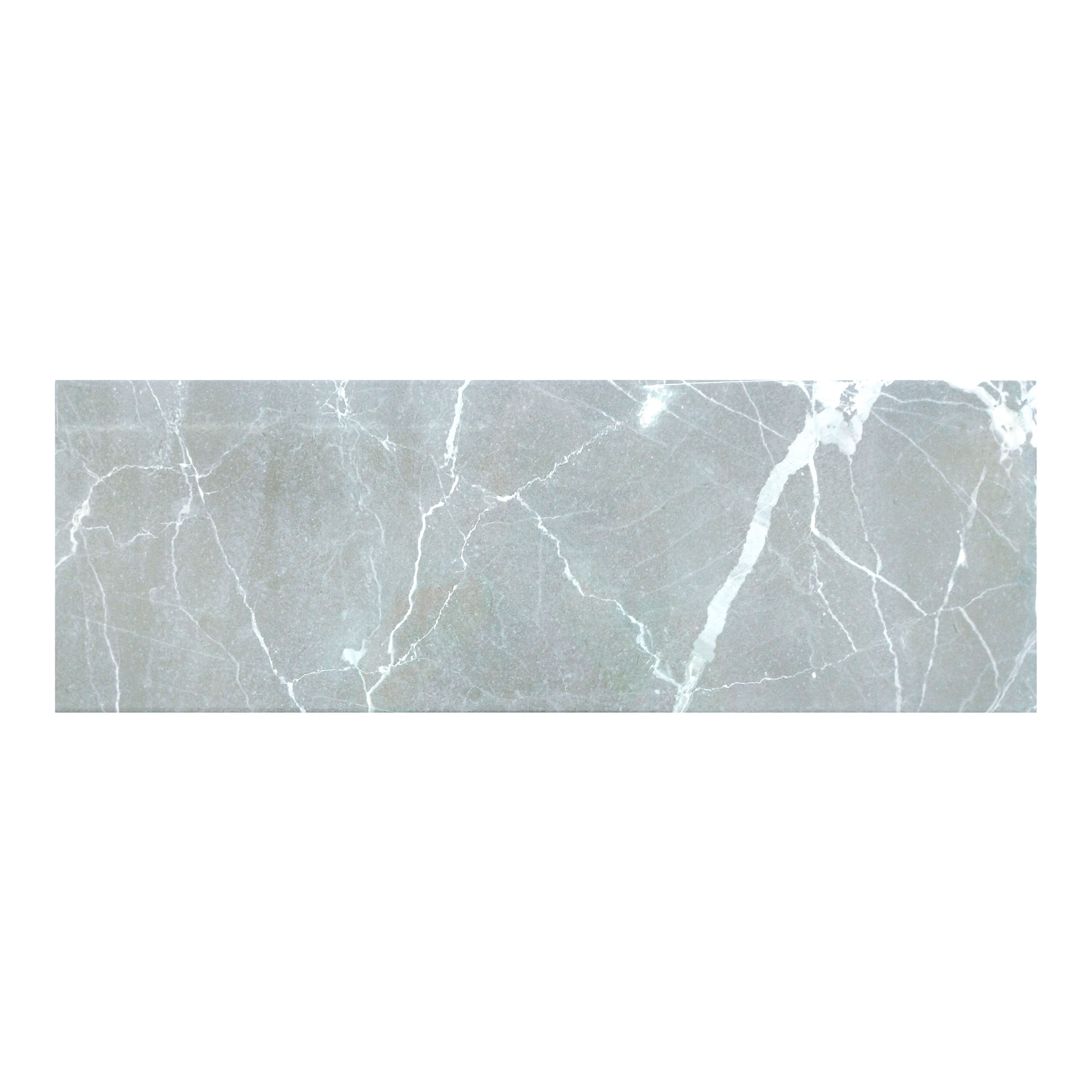 Elegance Silver Gloss Marble effect Ceramic Indoor Wall Tile Sample