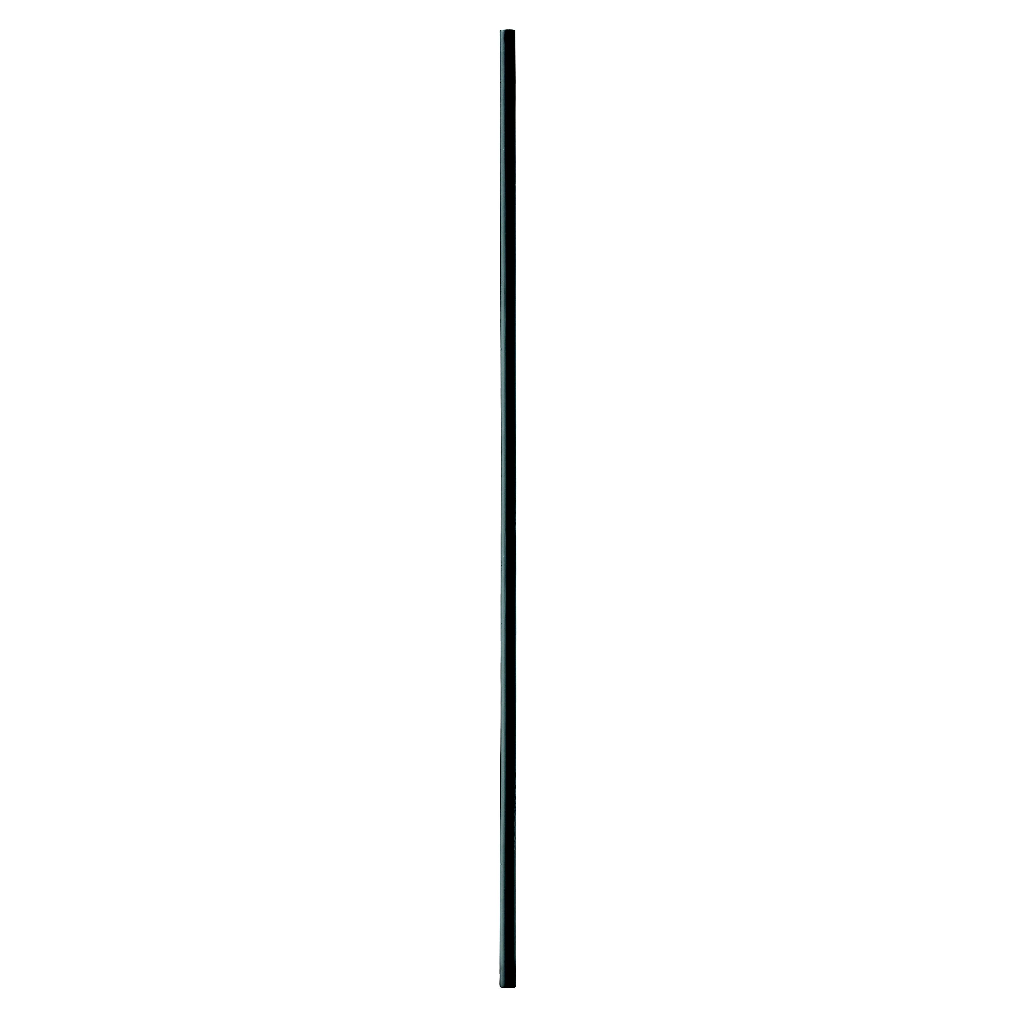 Elements Contemporary Black Metal Staircase baluster (H)805mm (W)14mm, Pack of 3