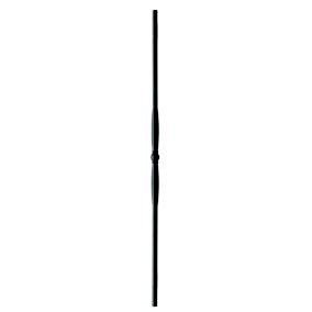 Elements Contemporary Black Metal Staircase baluster (H)805mm (W)23mm, Pack of 3
