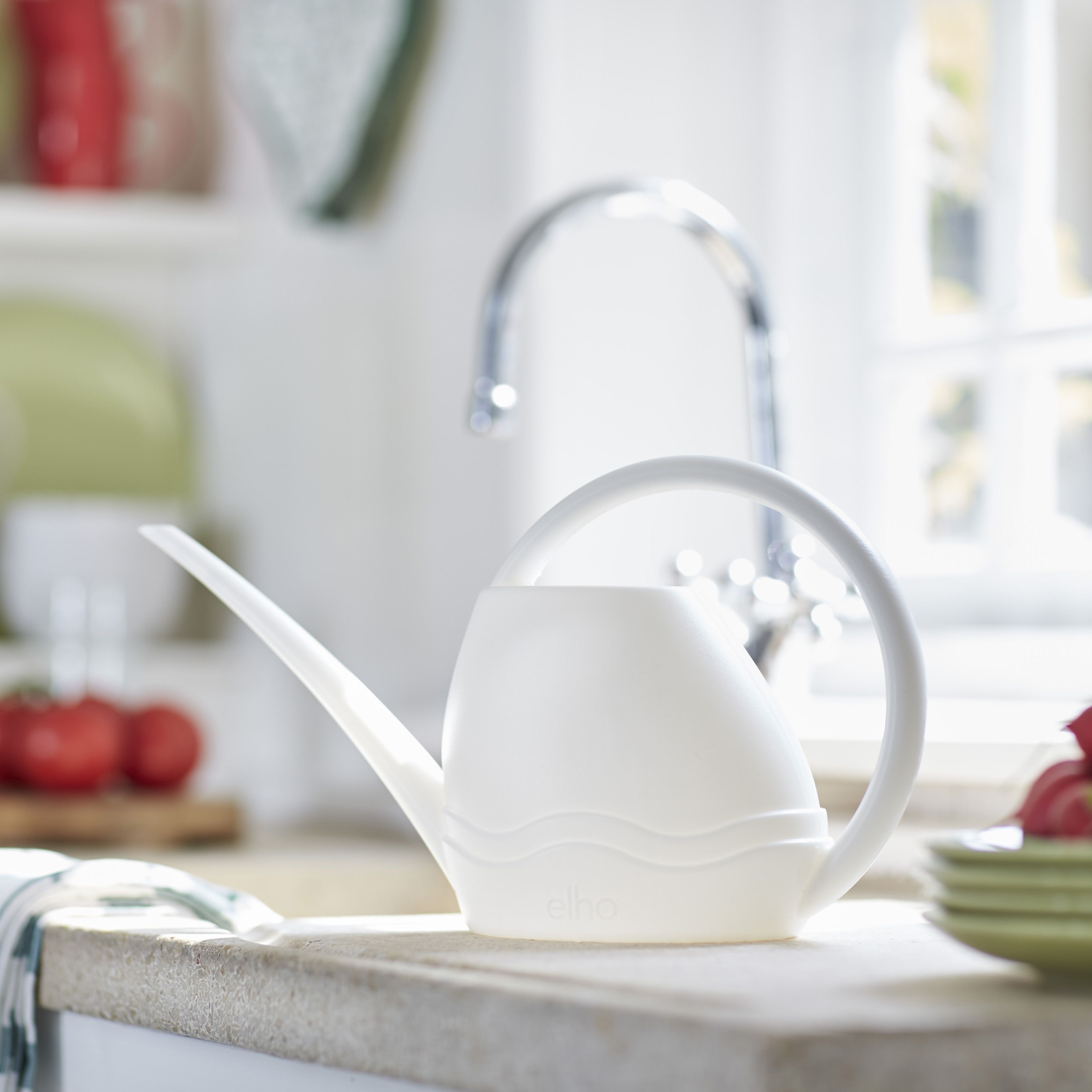 Elho Aquarius White Plastic Watering can 3.5L