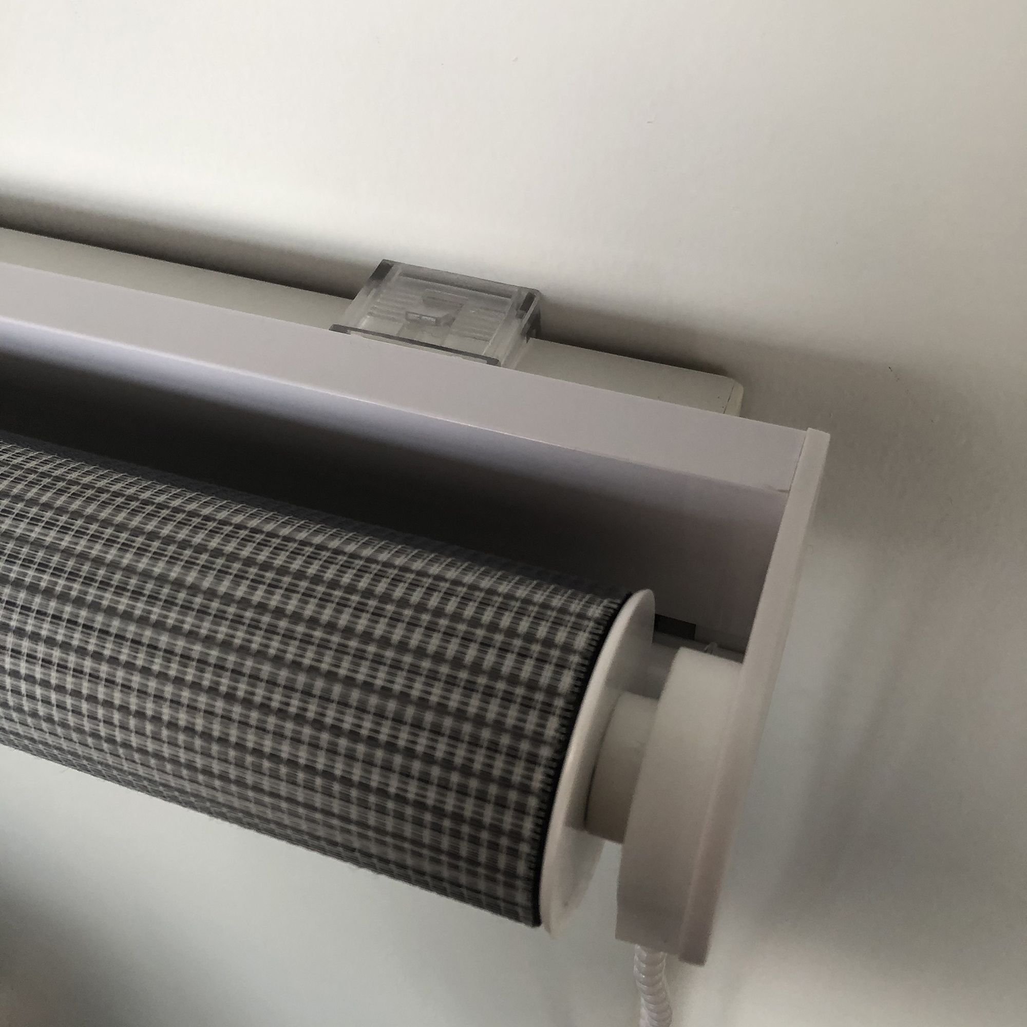 Elin Corded Dark grey Striped Day & night Roller blind (W)60cm (L)180cm