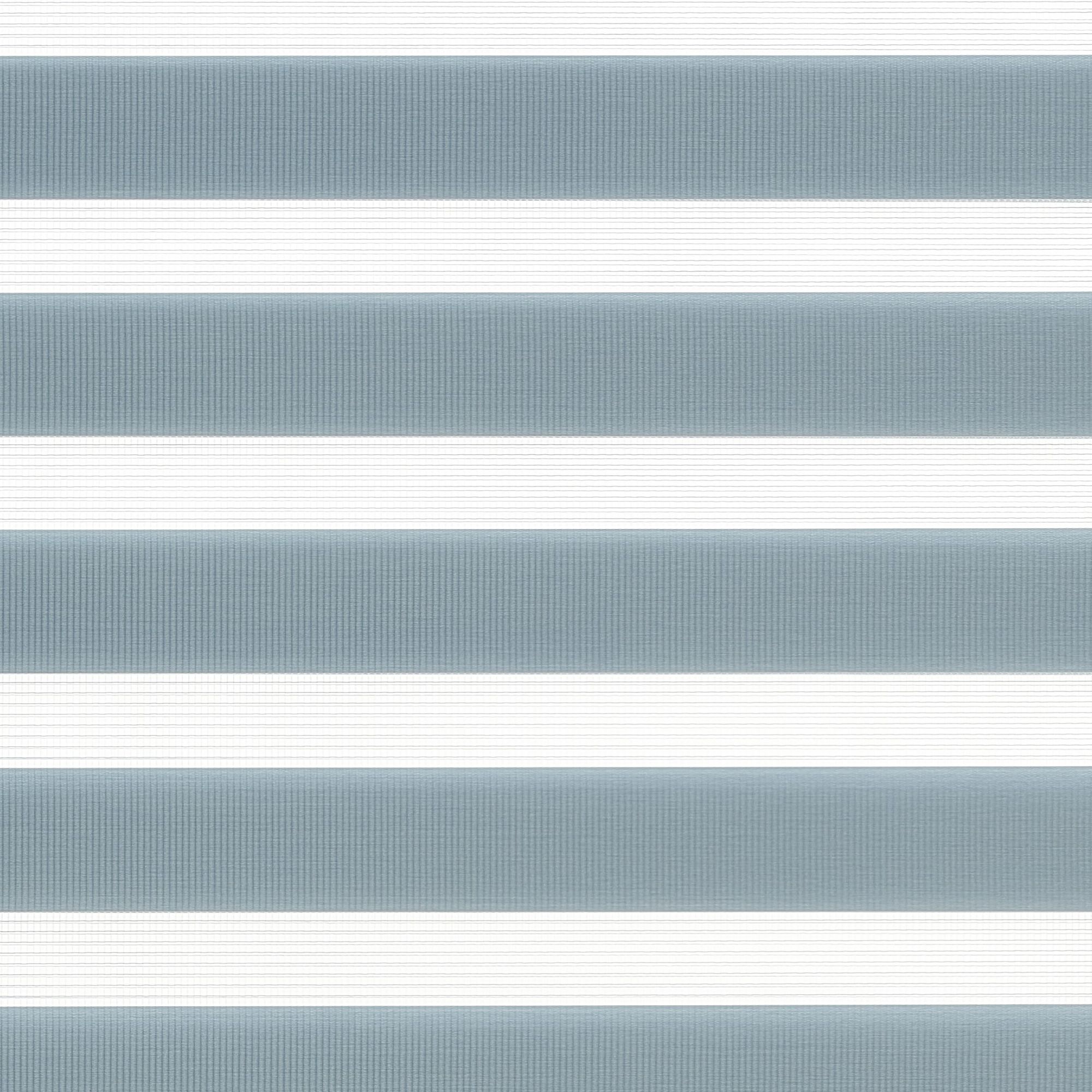 Elin Corded Light blue Striped Day & night Roller blind (W)180cm (L)180cm