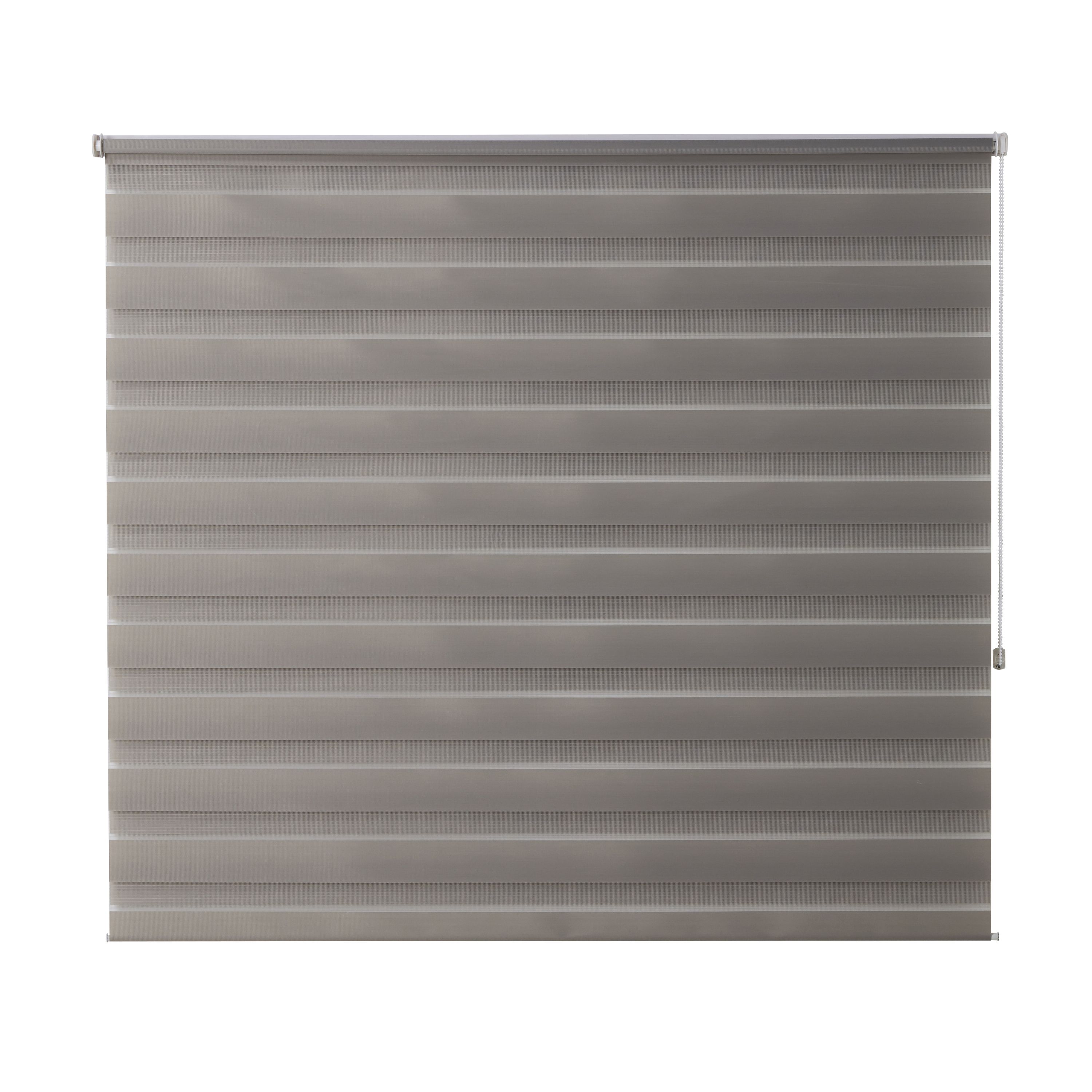 Elin Corded Linen Striped Day & night Roller blind (W)160cm (L)180cm