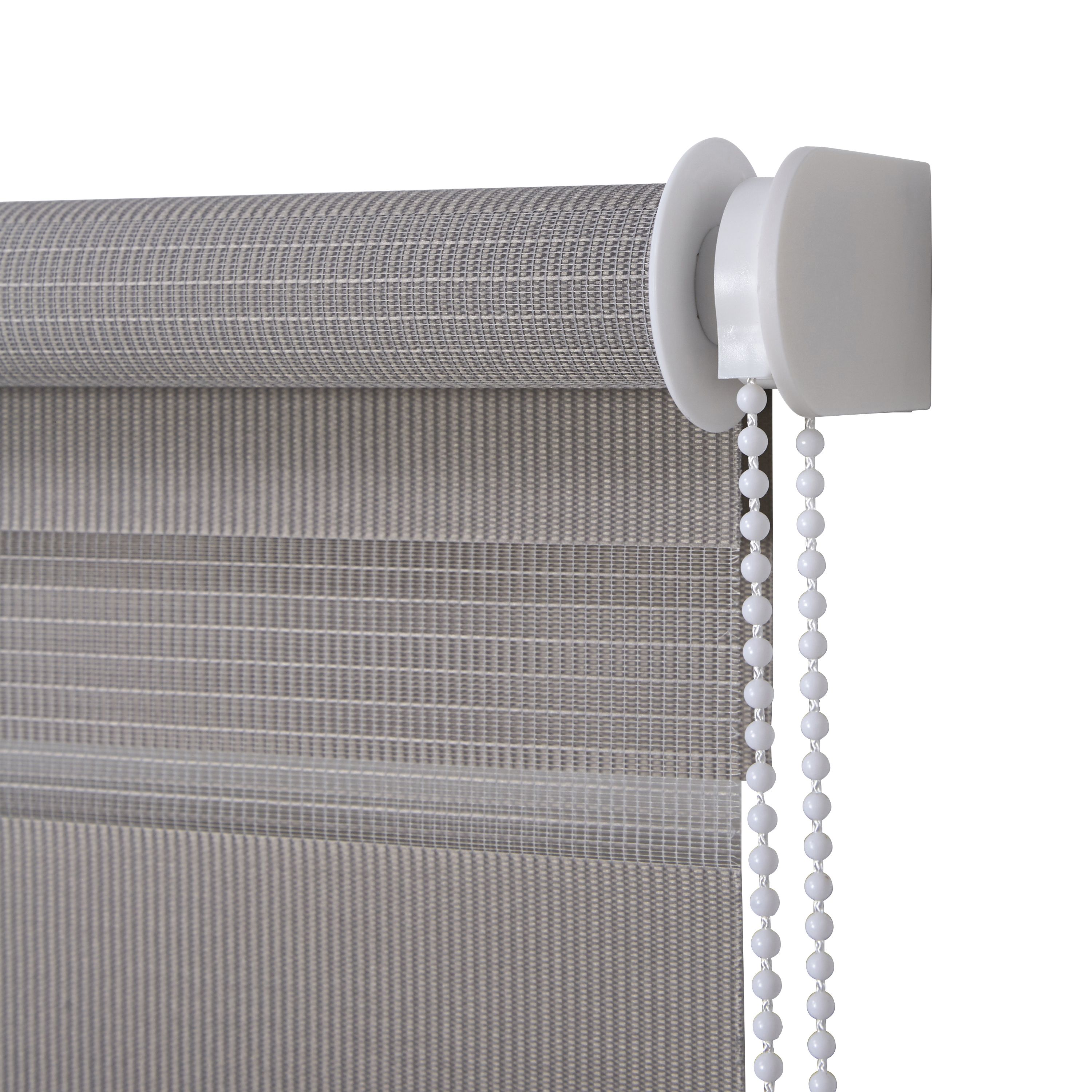 Elin Corded Linen Striped Day & night Roller blind (W)180cm (L)180cm