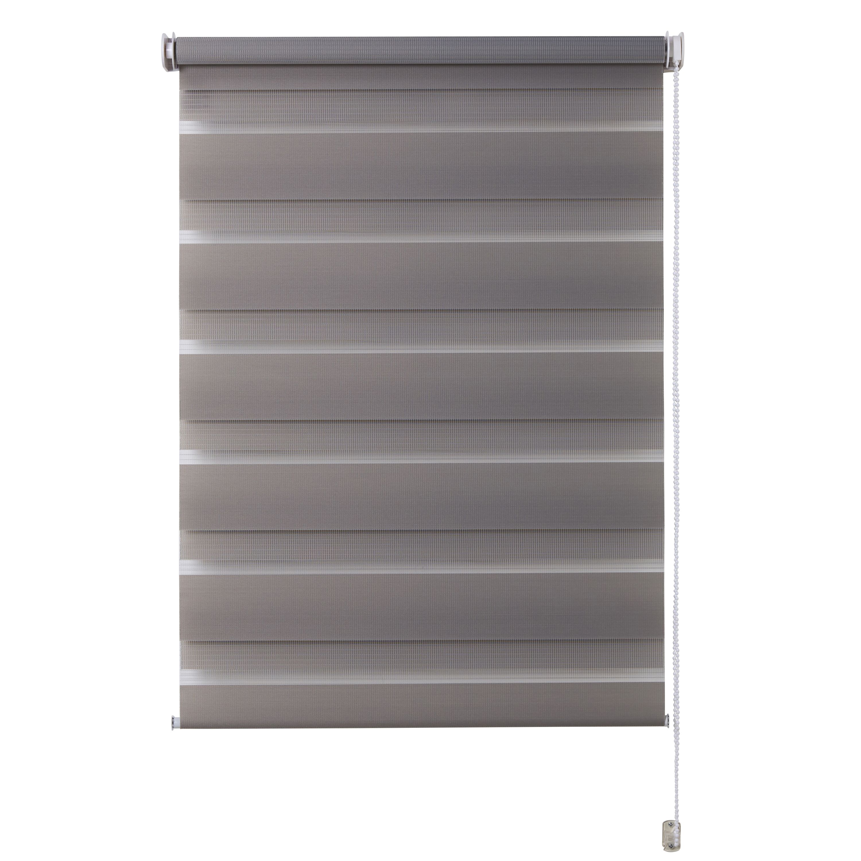 Elin Corded Linen Striped Day & night Roller blind (W)60cm (L)180cm