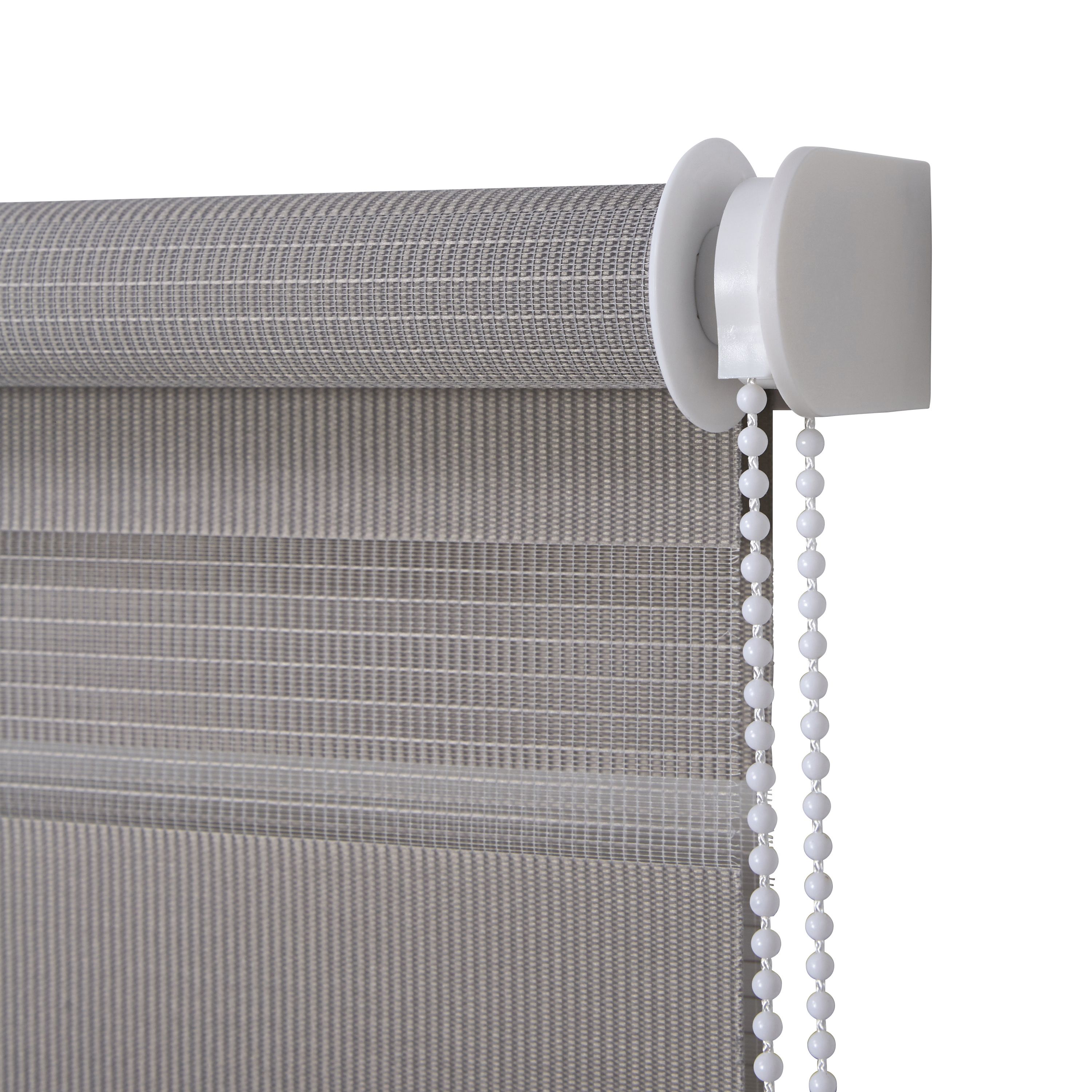 Elin Corded Linen Striped Day & night Roller blind (W)90cm (L)180cm