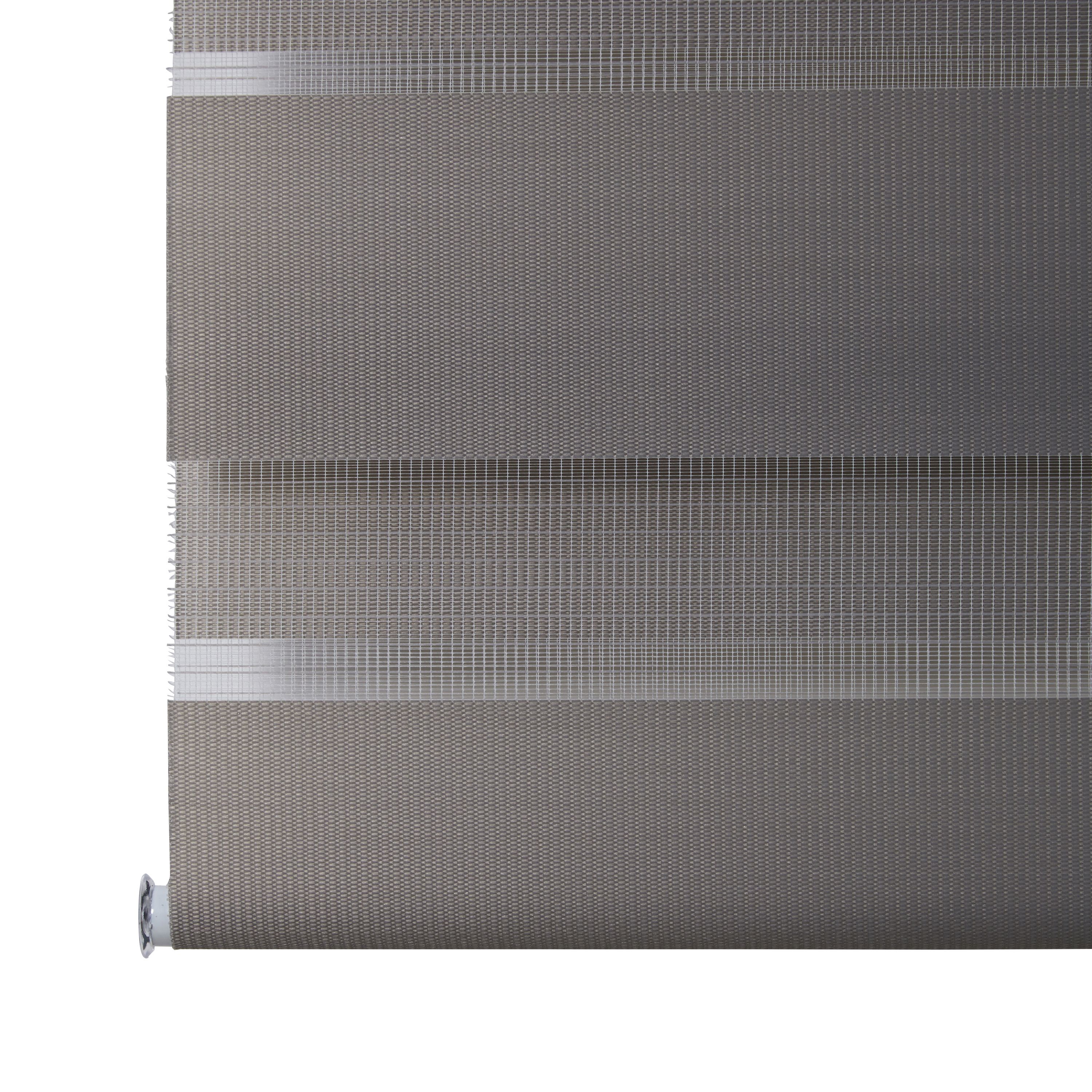 Elin Corded Linen Striped Day & night Roller blind (W)90cm (L)180cm